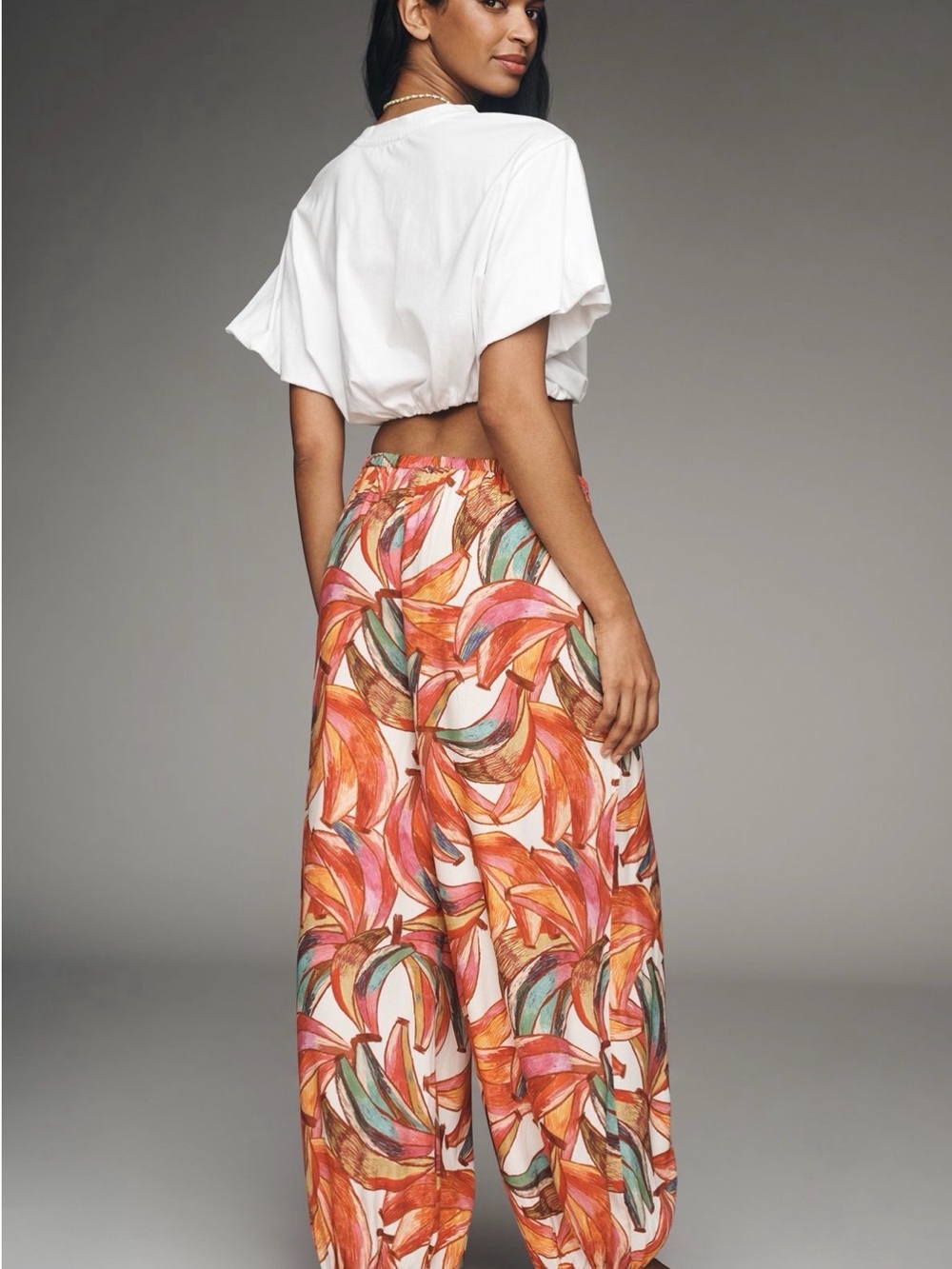 Farm Rio banana print balloon pants - Picture 3 of 12